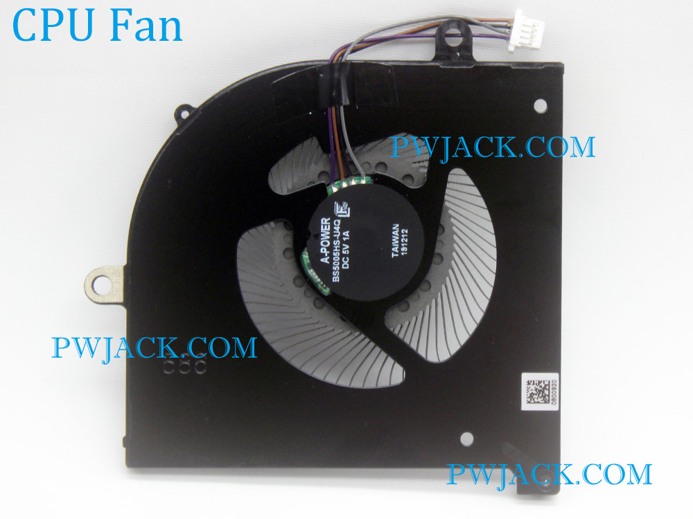 (image for) MS-17G1 MS-17G2 Fan for MSI GS75 Stealth P75 Creator WS75 8SE 8SF 8SG 9SD 9SE 9SF 9SG 9TK 9TL